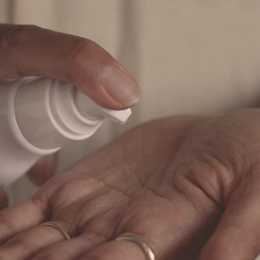 Video of Double Cleanser texture and application to face